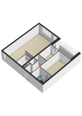 Plattegrond - Corneliusplein 71, 6413 EX Heerlen - Corneliusplein 71 Heerlen - Appartement 3D.jpg